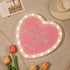 Lights,10x10 663 Heart-Shaped Felt Letter Board with Built-in LED Light-up Message Board with Pre-Cut Letters,Cursive