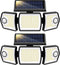 VIVOHOME Linkable Solar Lights Outdoor Waterproof, Dual Roating Motion Sensor Flood Lights,
