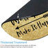 Round Inspirational Quotes Mouse Pad, Custom Stay Positive Work Hard Art Gold Glitter Black Quote 7.9 x 7.9 x 0.12 Inch