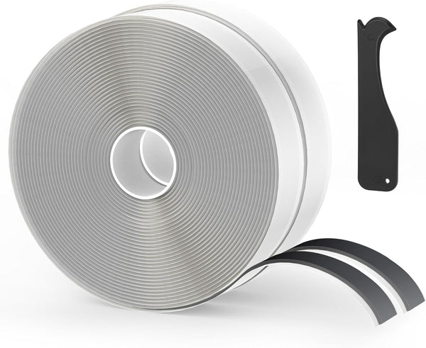 Butyl Tape Black 3/4” x 30 Ft 2 Pack, Premium Butyl Caulk Tape for RV Window Glazing and Roofing