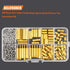 M2.5 Male Female Hex Brass Spacer Standoff Screw Nut Assortment Kit, 200 Pieces