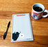Stonehouse Collection Funny Magnetic Notepads for Refrigerator, 8.5" x 5.5", Bull Sheet Notepad with 50 Sheets