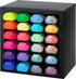 Faber-Castell Highlighter Desk Set - Assortment of 24 Chisel Tip Markers, Metallic,
