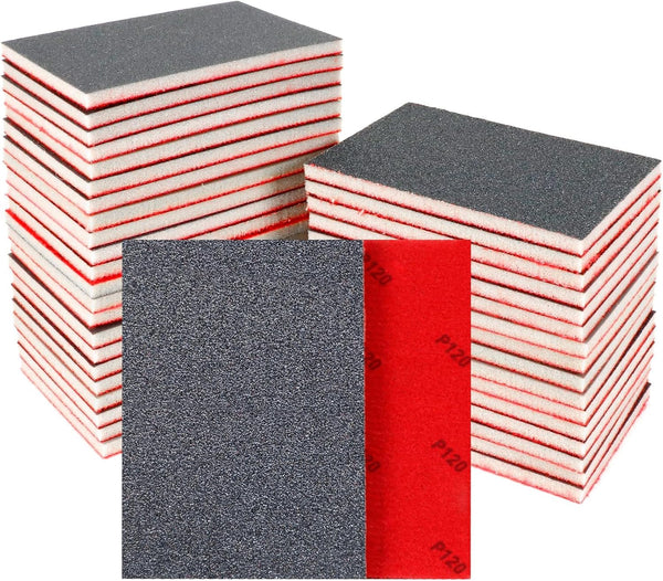 24 Pcs Sanding Sponge 80-3000 Grit Sandpaper Assortment, Washable & Reusable Sanding