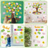 CY2SIDE Reading Tree Bulletin Board Set, 55PCS Rooted in Reading Tree Cutouts for Back to School Decoration