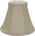 Aspen Creative 30008, 3" 6" 5" Set 1 Bell Clip-On Chandelier Lamp Shade, Butter Crme, Top x Bottom x Slant Height
