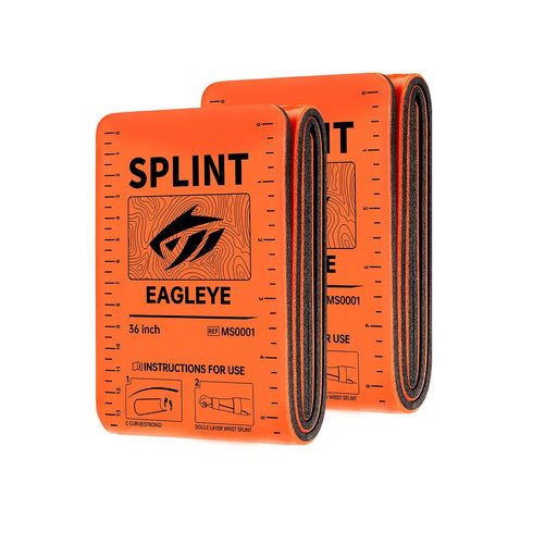 EAGLEYE -36" Lightweight Reusable Tactical Splint, Waterproof, Portable, and Suitable for Fracture Treatment