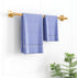 Bathroom Towel Bar, 24 Inch Wall Mounted Towel Rack, Heavy Duty Bath Hand Holder Organizer, Modern Gold Bathroom