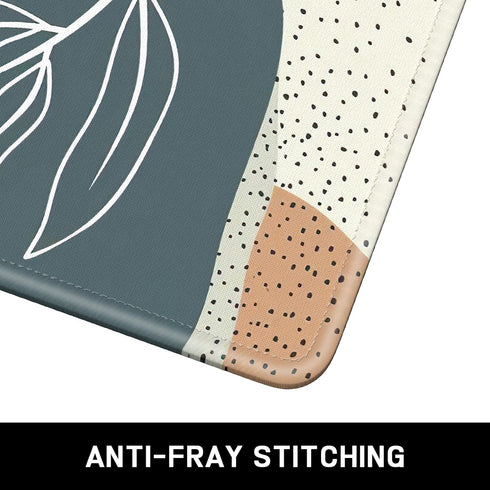 Niniubye 9" 8" 3 mm, Mouse Pad, Minimalism Marble Style Computer Pad, Anti-Slip Rubber Mouse Mat with Stitched Edges