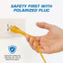 OHLECTRIC Set 8 18/2 SPT-1 Lamp Power Cord with Rotary Switch, Ft AWG Replacement Wire, Stripped & Tinned Ends