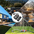Foallser 125V/15A 100 Dusk to Dawn Outdoor Timer Outlet Waterproof, Digital Outdoor Remote Control Outlet, Outdoor
