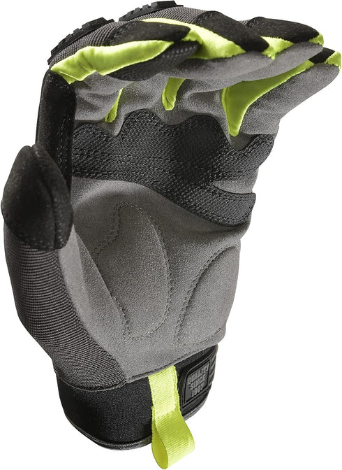 Wells Lamont Men s FX3 Impact Protection Gloves with D30 Impact Protection, XX-Large (7861XX), Black, Hi-viz Yellow by Wells Lamont