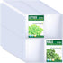 MUQING 30 Pack Seed Packet Binder Sleeves: 120 Pockets Garden Seed Storage Organizer Pages for 3 Ring Binder