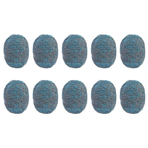 Luyismer Pack 10 of Sturdy Metal Steel Wool for Cookware Outdoor Cooking Items Scented Heavy Duty Steel Wool Scrubber