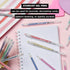 SAKURA Gelly Roll Stardust Clear Glitter Gel Pens - 6 Pack Bold Point Ink for Lettering, Drawing, Invitations &