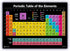 Young N Refined Periodic Table Science Poster LAMINATED 2023 Chart Teaching Elements Classroom BLACK Decoration, 15x20