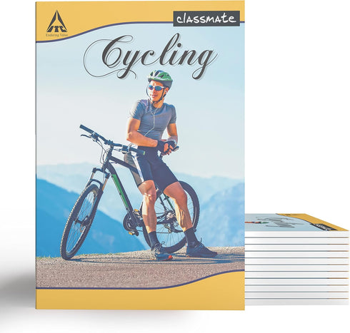 Classmate Long Notebook, A4, Soft Cover, 140 Pages, Single Line, Pack of 6
