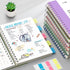 RETTACY A5 Bullet Dotted Journal, 300 Pages, 100 GSM Premium Paper, Lilac for Bullet Journaling and Sketching