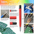 Pixiss Scratch Brush Pen Set, Fiberglass, Steel, Brass, Nylon, 5-inches Pen Style Prep Sanding Brush 4-Pack for Removing Corrosion and Rust, Jewelry, Electrical Circuit Boards and Auto Body Work
