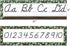 Teacher Created Resources Eucalyptus Cursive Mini Bulletin Board Set