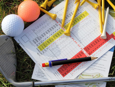 Chivao 288 Pieces Golf Pencils Half Pencils with Eraser #2 HB Pre Sharpened for Baby Shower Party Favors