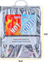 Frozen (1, 13.5"x17.5") Superio Hot and Cold Insulated Bags for Food Delivery, Grocery Shopping Bags, Food Storage