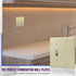 ENERLITES 2-Gang Combination Wall Plate, Blank Device/Toggle Switch, Standard Size, Ivory, Polycarbonate Thermoplastic