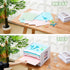 Juexica 2 Pack Scrapbook Paper Organizer, 12.6 x 12.6 x 8.3 Inches, 4 Tier File Organizer for Desk, Stackable Paper