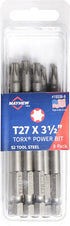 Mayhew Tools 19338-8 USA Torx Power Bit, 8-Pack, T27 x 3.5"