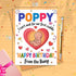 Moonlit93 Poppy - I Can't Wait For Our First Cuddle Happy Birthday From The Bump! Card - Ideas Birthday Card For Poppy
