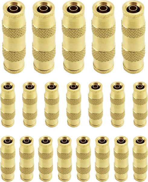 1/4" Set 20 QWORK Push to Connect Fittings - Air Hose & Compressor Quick Connect - Pneumatic