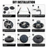 2-Pack UL-Certified Foot Pedal Switch, Round Floor Lamp Inline Switch with Step-on Button, Easy DIY Installation