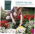 Lurrose Garden Kneeler Tool Bag Side Pouch Heavy Duty Gardening Organizer for Tools Portable Gardening Supplies Storage