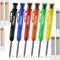 Hiboom 6 Pack Carpenter Pencil with Sharpener, Long Nosed Mechanical Hole Marker with 36 Pcs Refills for Woodworking