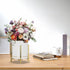 Gold Pen Holder for Desk, Aesthetic Ceramic Pencil Cup with Metal Legs, Makeup Cup for Brushes