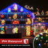 82FT 200 Toodour LED Christmas Lights Outdoor, Indoor String Lights with Music, Motion Sensor Multicolor Tree Light