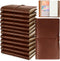 Cholemy 12 Pcs PU Leather Journal Notebook Bulk, Personalized DIY Engraved Leather Journal for Coworker Gifts