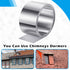 Zonon 4" x 100' Aluminum Flashing Roll, Weatherproofing Metal Roofing Panels for Sealing Windows and Doors