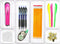 Simple Houseware Clear Drawer Organizer, Assorted Sizes, 6 Packs for Office Storage