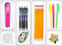 Simple Houseware Clear Drawer Organizer, Assorted Sizes, 6 Packs for Office Storage