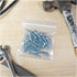 Plymor 4" x 4" Heavy Duty Zipper Reclosable Plastic Bags, 4 Mil (Pack of 100)