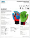 Pyramex GL804C Series Safety Gloves, TPR and Waterproof Liner, Size Large