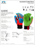 Pyramex GL804C Series Safety Gloves, TPR and Waterproof Liner, Size Large