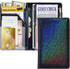 Black Glitter Server Books For Waitress/Waiter Book with 2 Zipper Money Pockets,Cute