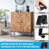 Furniture Levelers Black & Clear, 32 Piece Jar, Rubber Shims for Leveling Table, Toilet, Refrigerator