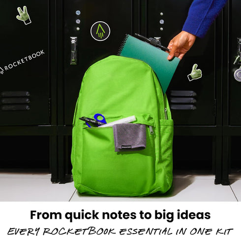 Set 2 Rocketbook Accessory Kit Complete with FriXion Gel Pens, Spray Bottle, Microfiber Cloth & Pen Dock Compatible
