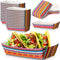 50 Pack Mexican Taco Nights Food Trays Deli Trays Nacho Popcorn Candy