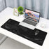 Japanese Gaming Mouse Pad - Black Kanagawa Large Non-Slip Rubber Base Waterproof Mousepad for Gaming, 31.5x11.8 Inch