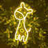 HOUJAUMAI 5V Giraffe Gifts for Kids Bedroom Night Light with Baby Smart Giraffe Lamp Cool Room Decor Bedside Lamp Boys