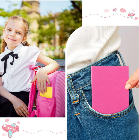 Yexiya Mini Notebooks Set, 100 Packs Colorful Lined Pocket Notepad, 3.5 x 5.5 Inch, 20 Colors for School Kids